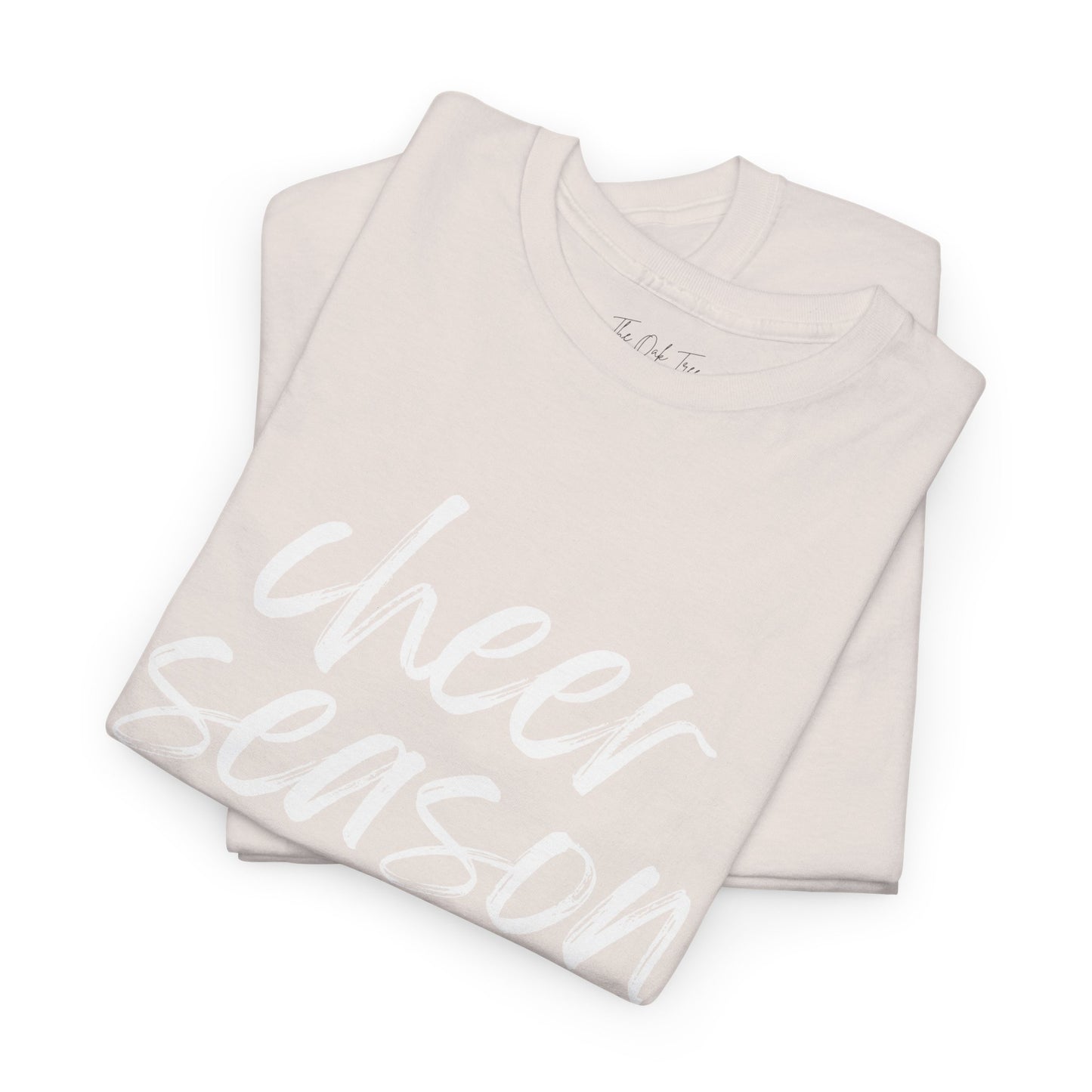 Cheer Season- White Text Tee