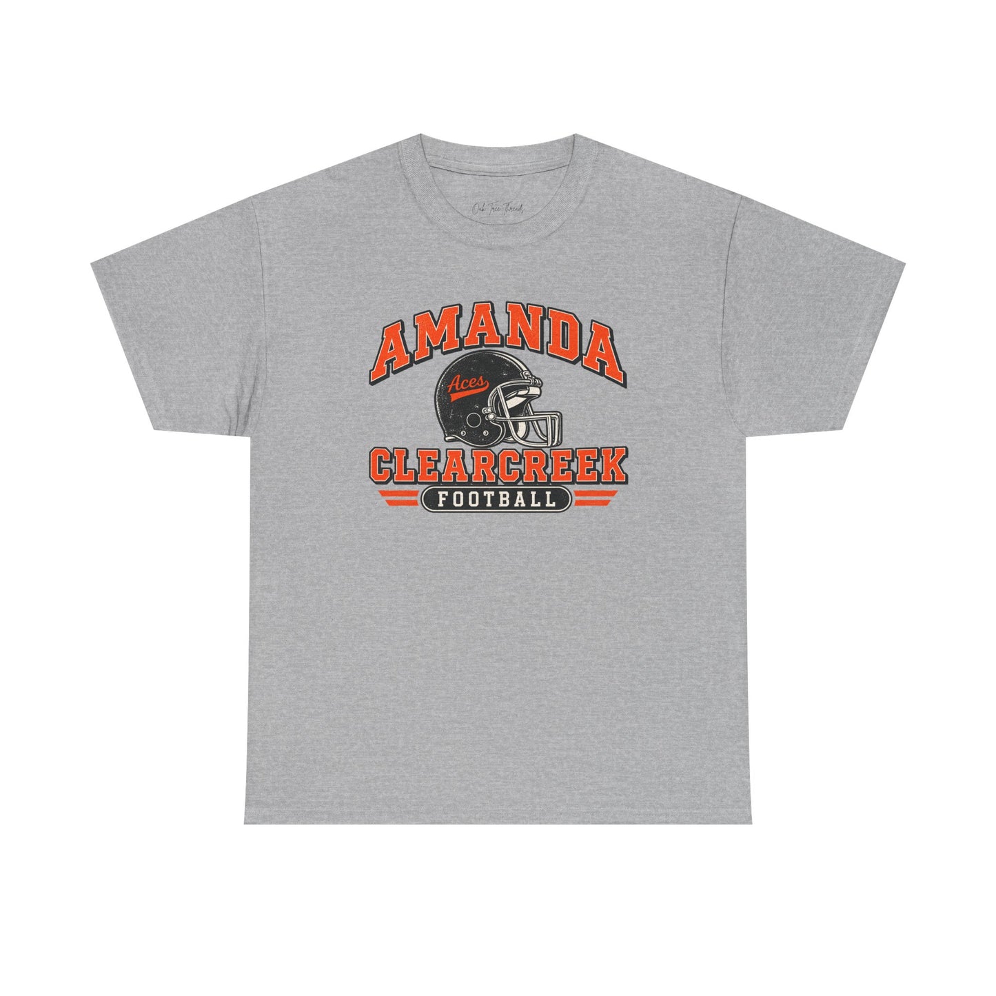 Amanda Cleargreek Football T-Shirt — Personalized Team Tee
