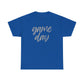 Game Day- Grey Text Script Tee