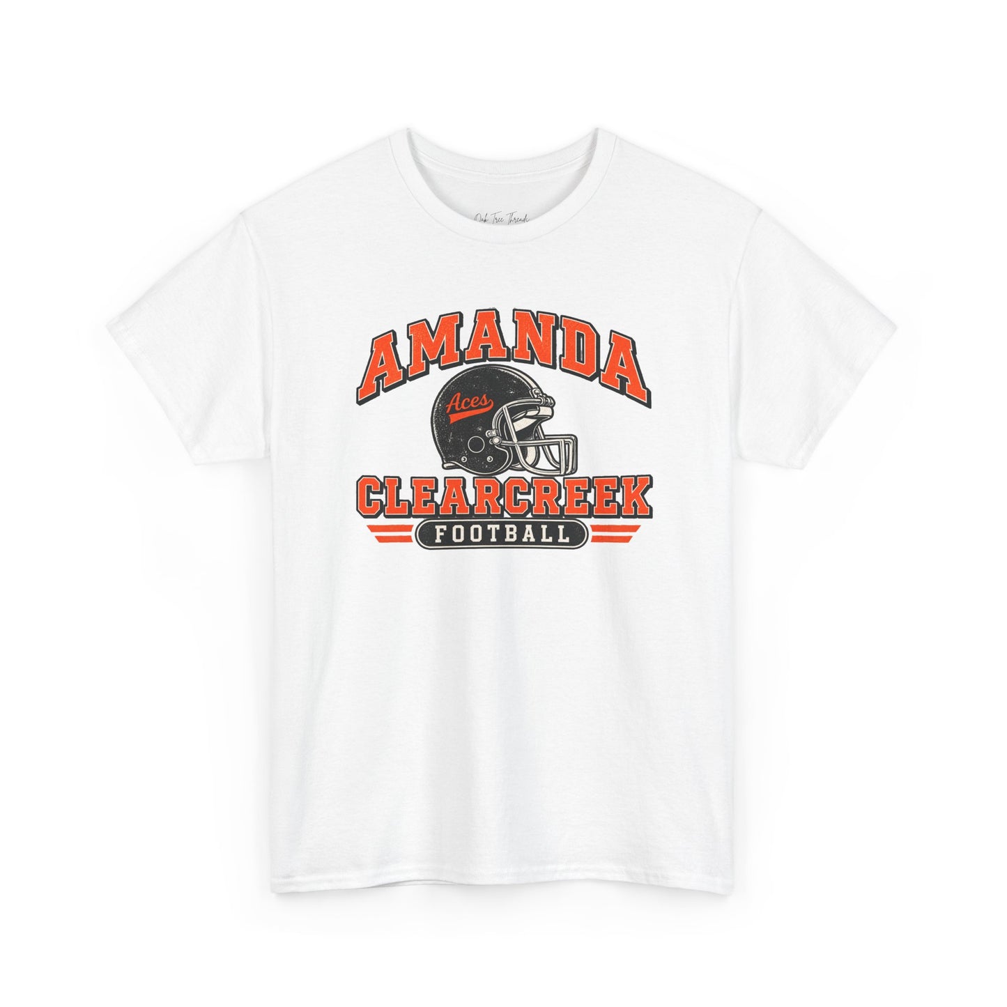 Amanda Cleargreek Football T-Shirt — Personalized Team Tee