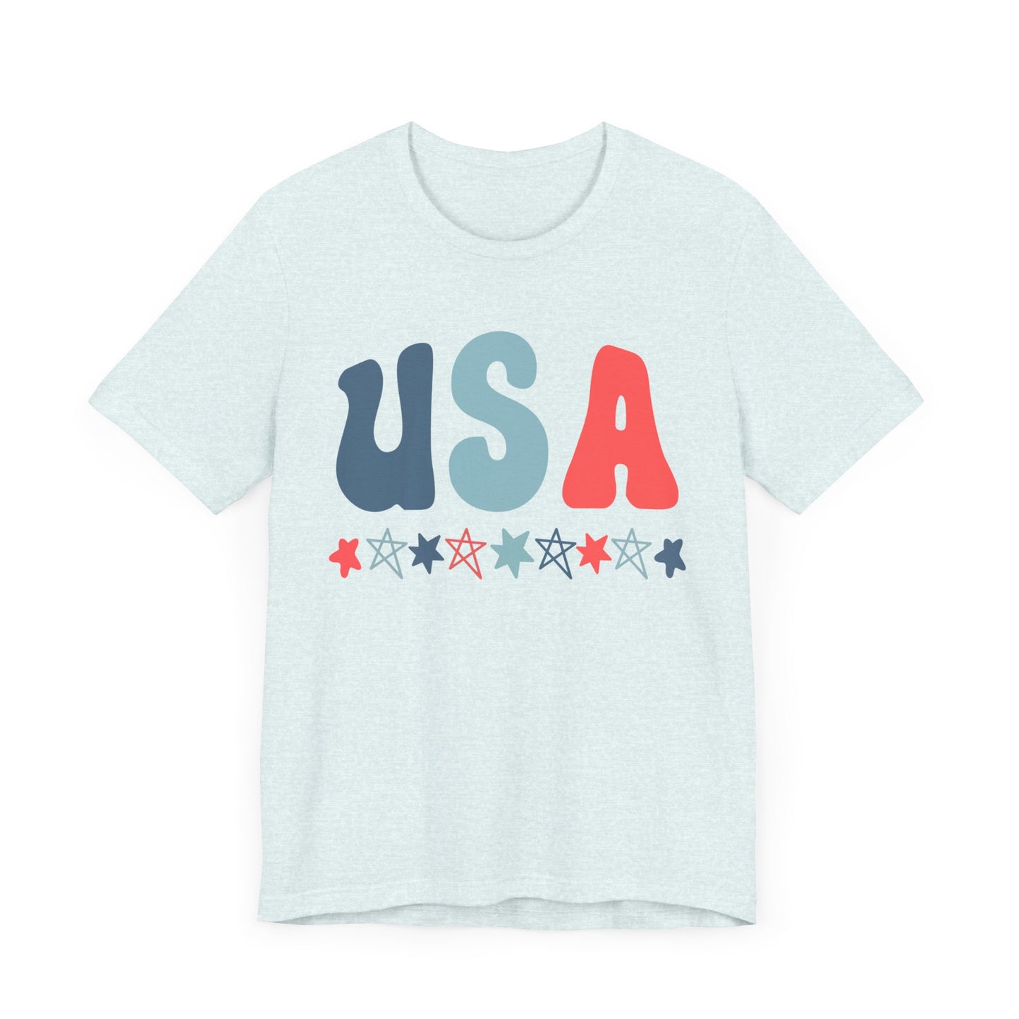 USA Stars Unisex Jersey Short Sleeve Tee