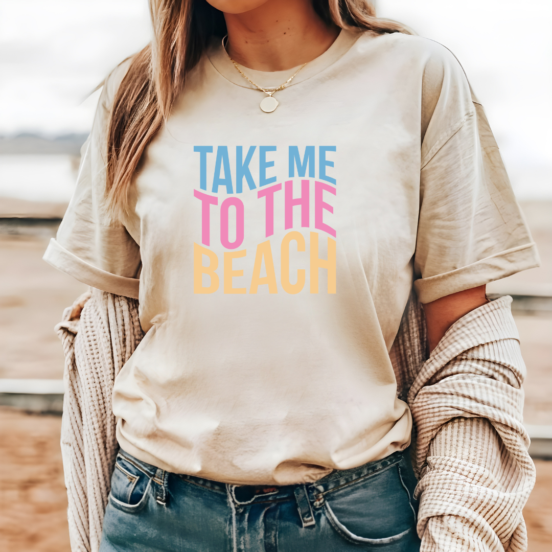 Take Me to the Beach Unisex Heavy Cotton Tee