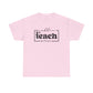 Coffee Teach Repeat Unisex Heavy Cotton Tee