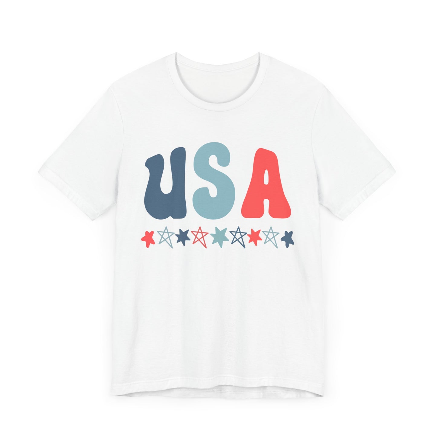 USA Stars Unisex Jersey Short Sleeve Tee