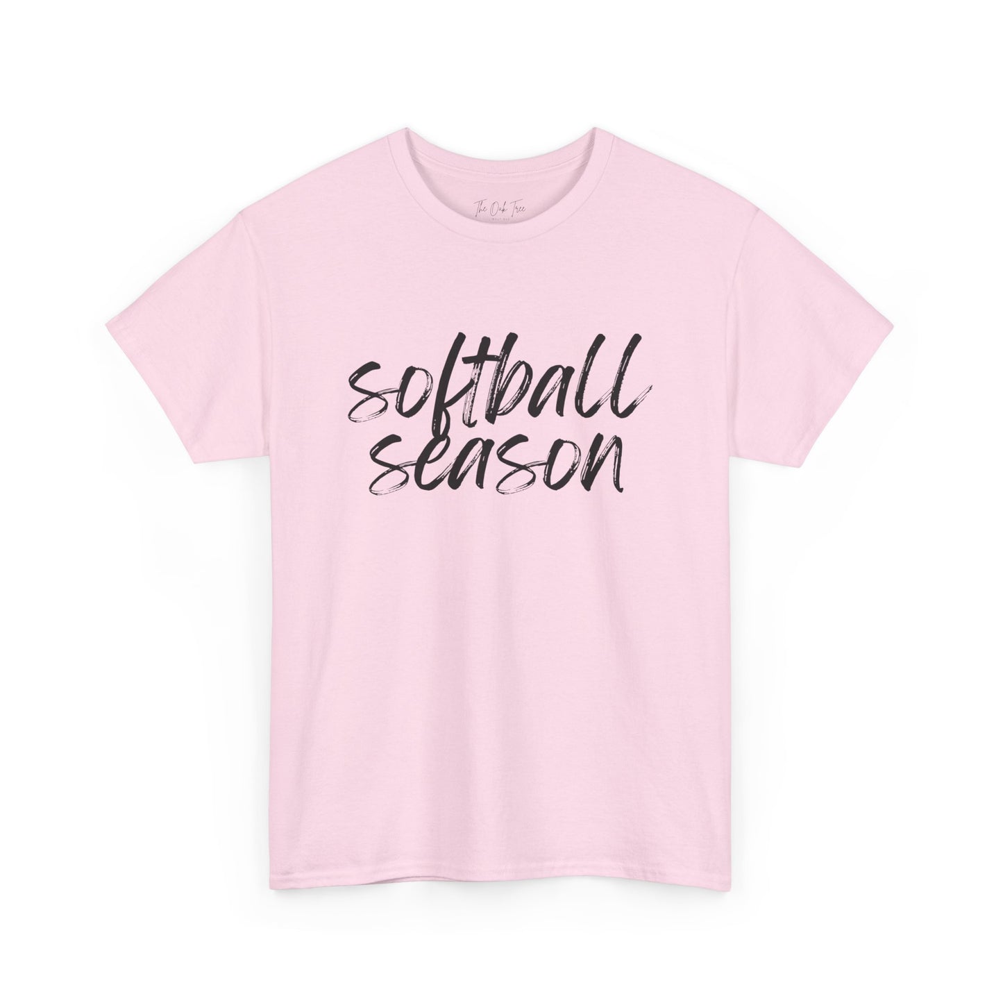 Softball Season- Black Text Tee
