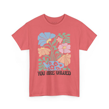You are Valued Unisex Heavy Cotton Tee