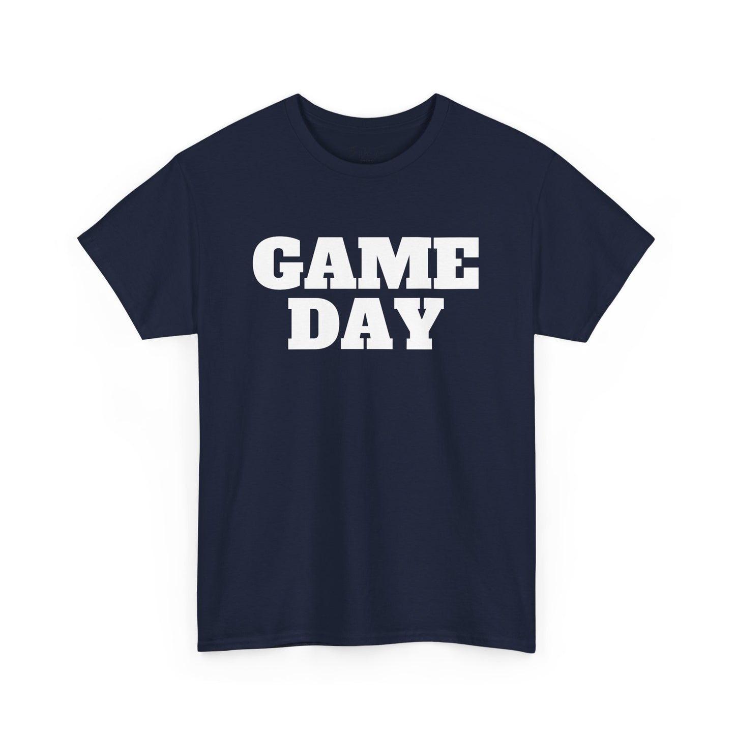 Game Day- White Text Tee