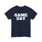 Game Day- White Text Tee
