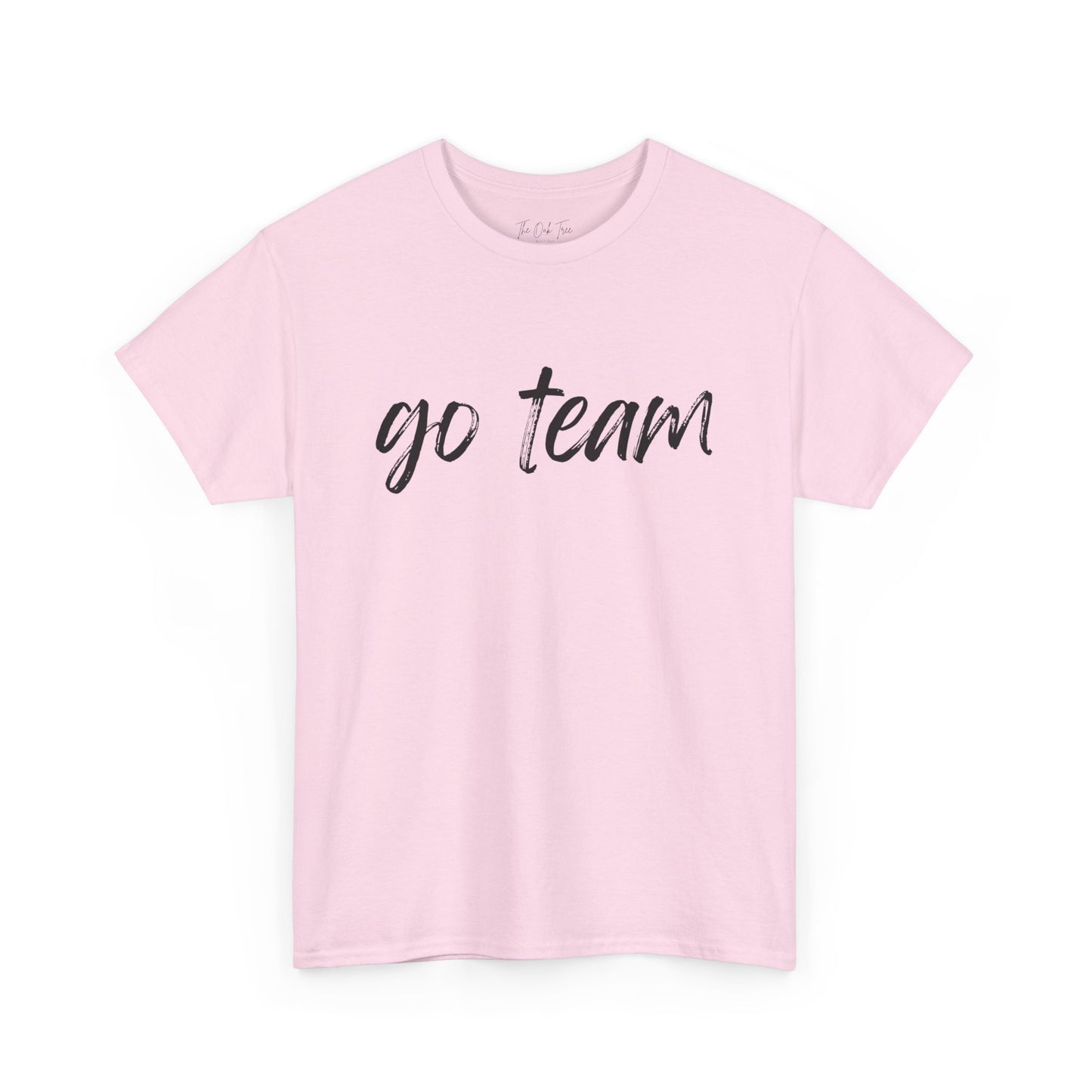 Go Team- Black Text Tee