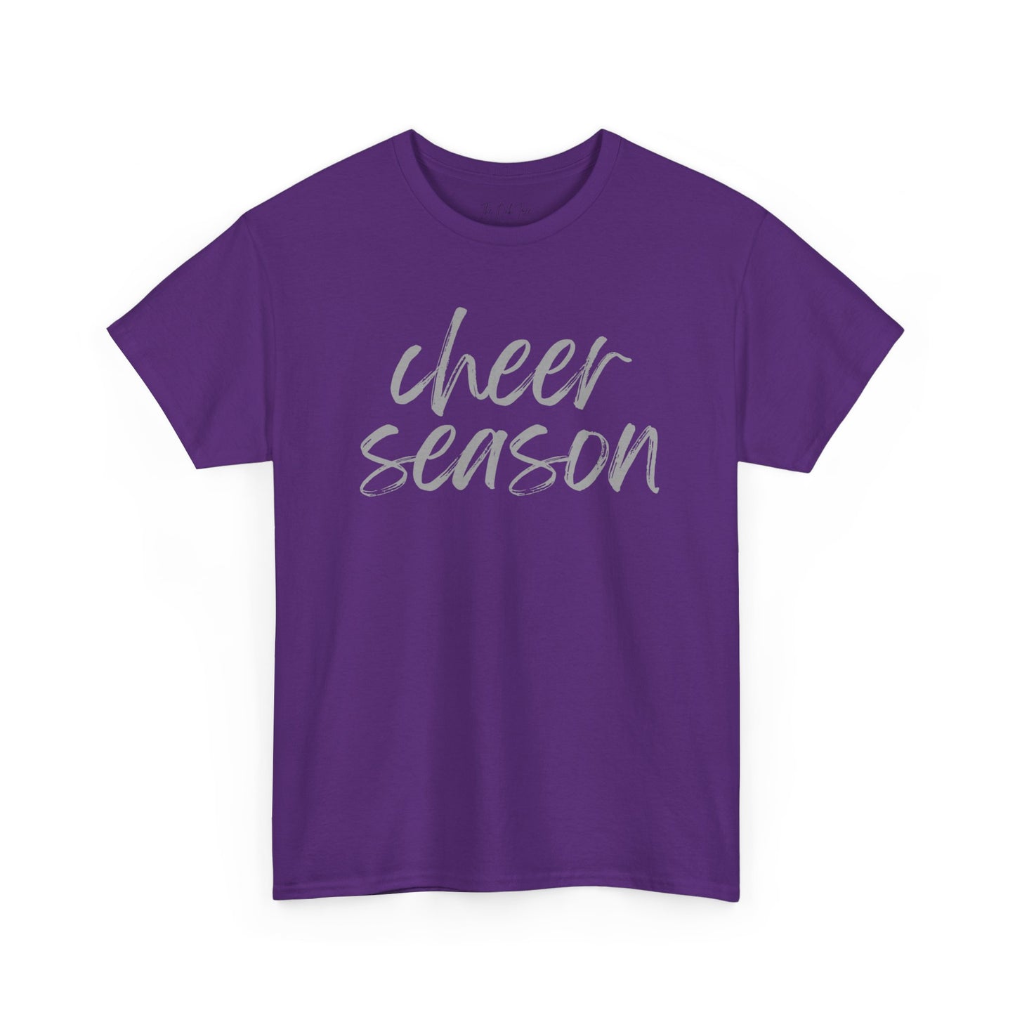 Cheer Season- Grey Text Tee