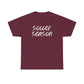 Soccer Season- White Text Tee