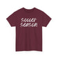 Soccer Season- White Text Tee