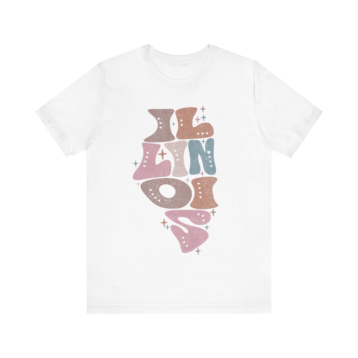 Illinois State Tee Unisex Jersey Short Sleeve Tee