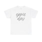 Game Day- Grey Text Script Tee