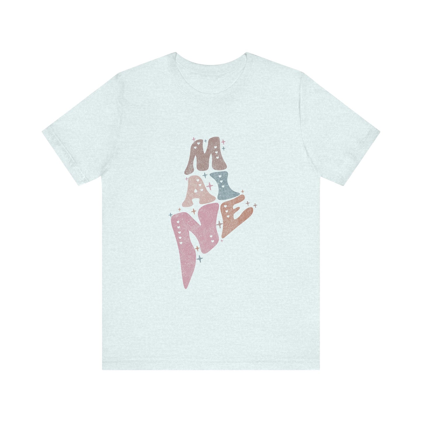 Maine State Tee Unisex Jersey Short Sleeve Tee