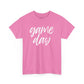Game Day- White Text Script Tee