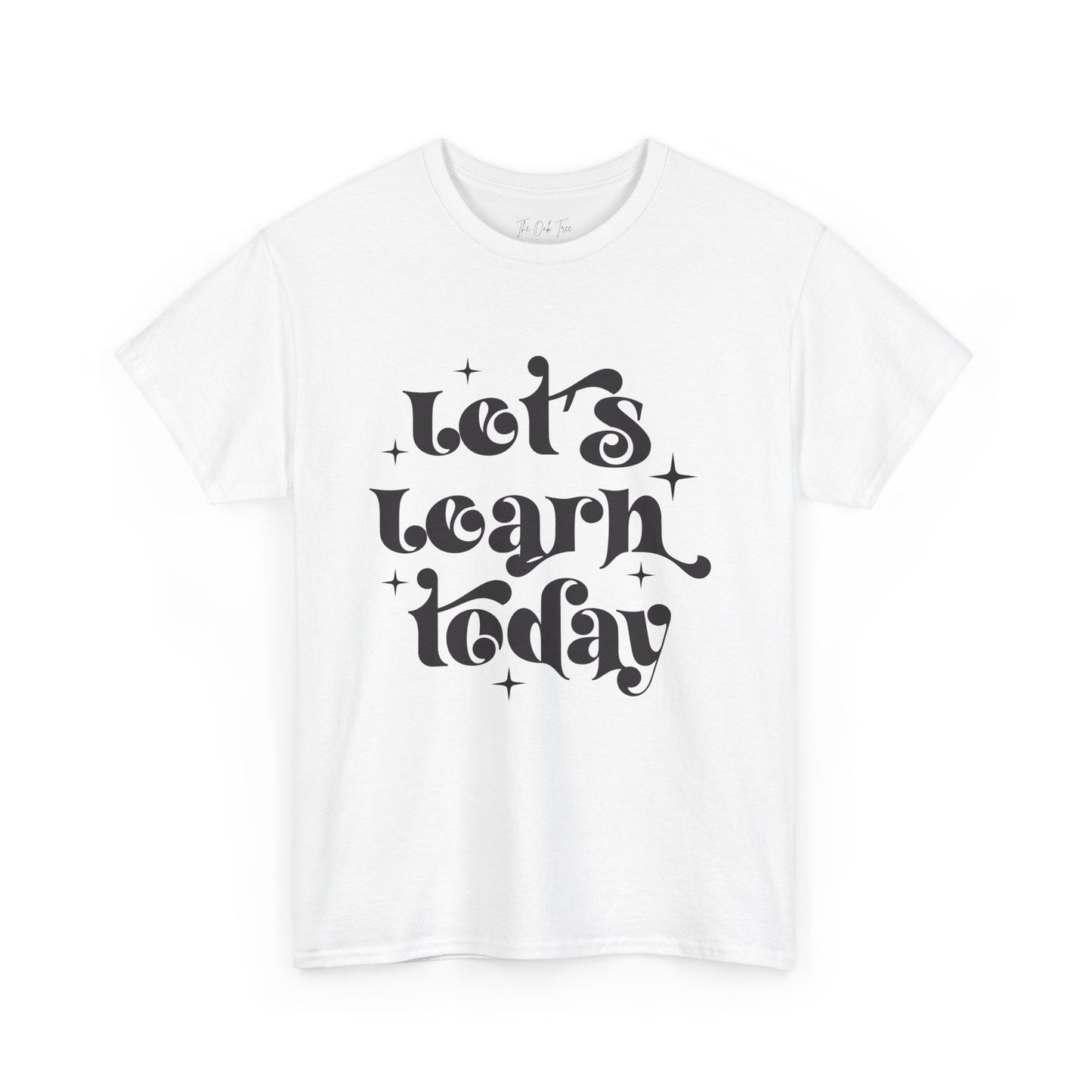 Let's Learn Today Unisex Heavy Cotton Tee