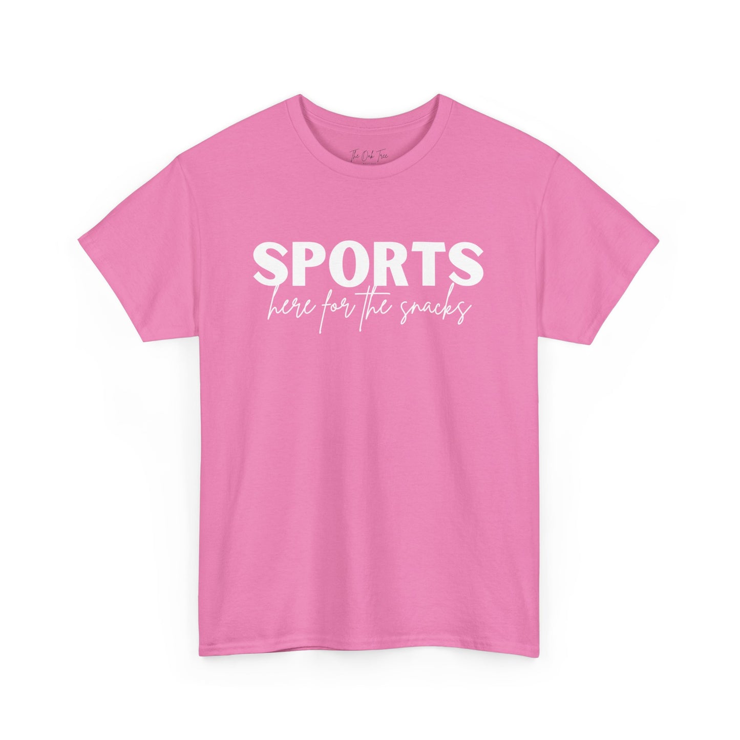Sports Here for the Snacks Unisex Heavy Cotton Tee