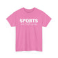 Sports Here for the Snacks Unisex Heavy Cotton Tee