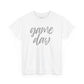 Game Day- Grey Text Script Tee
