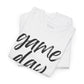 Game Day- Black Text Script Tee