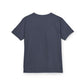 Kids Football & Bows T‑Shirt — Cute Gridiron Pattern for Girls, Youth Game Day Tee