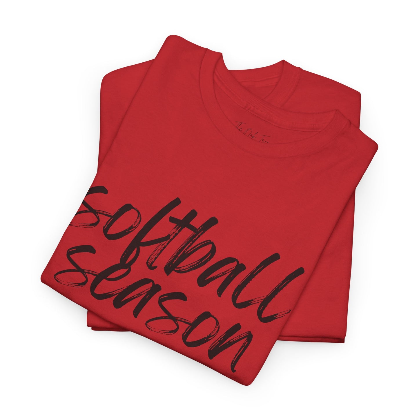 Softball Season- Black Text Tee