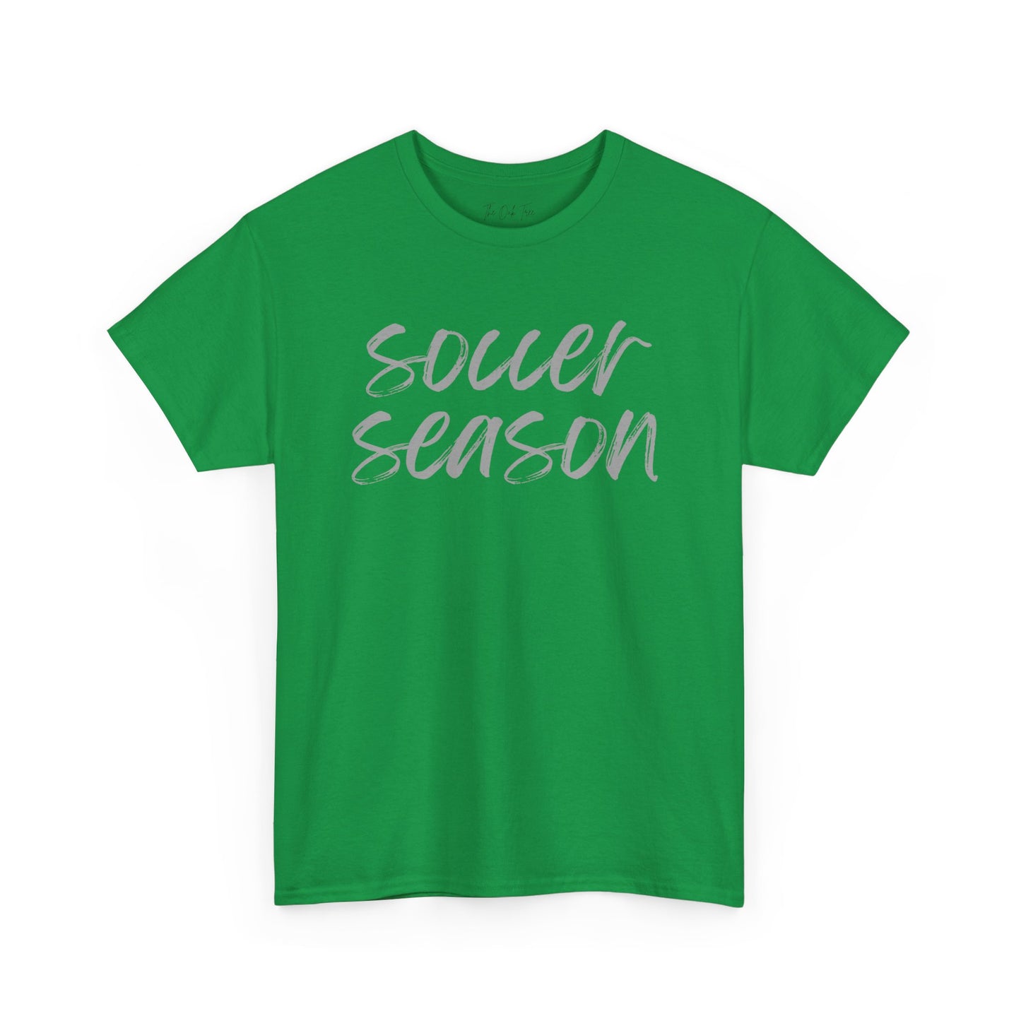 Soccer Season- Grey Text Tee