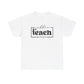 Coffee Teach Repeat Unisex Heavy Cotton Tee