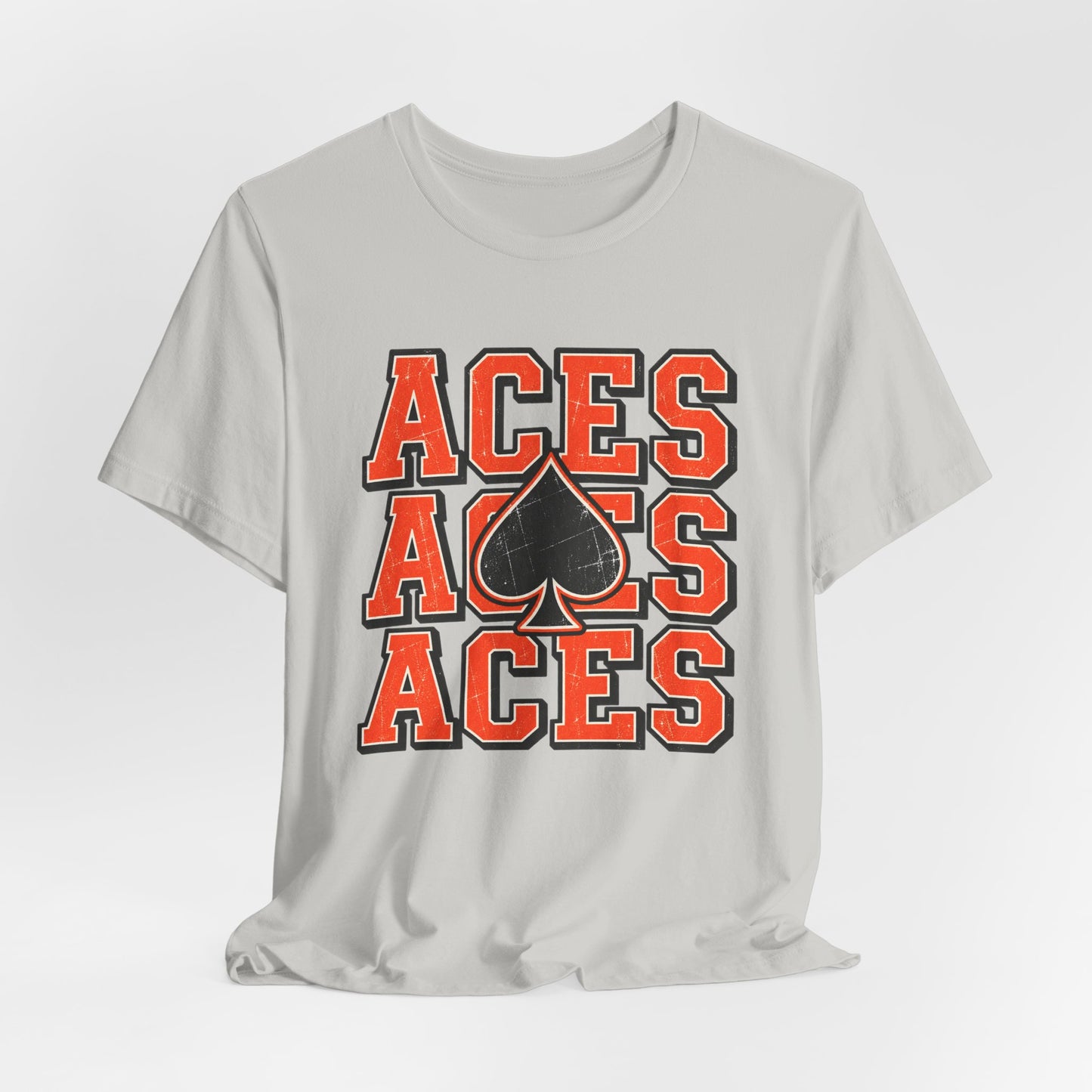 Amanda-Clearcreek Aces Stacked Adult Tee