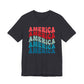 America x5 Unisex Jersey Short Sleeve Tee