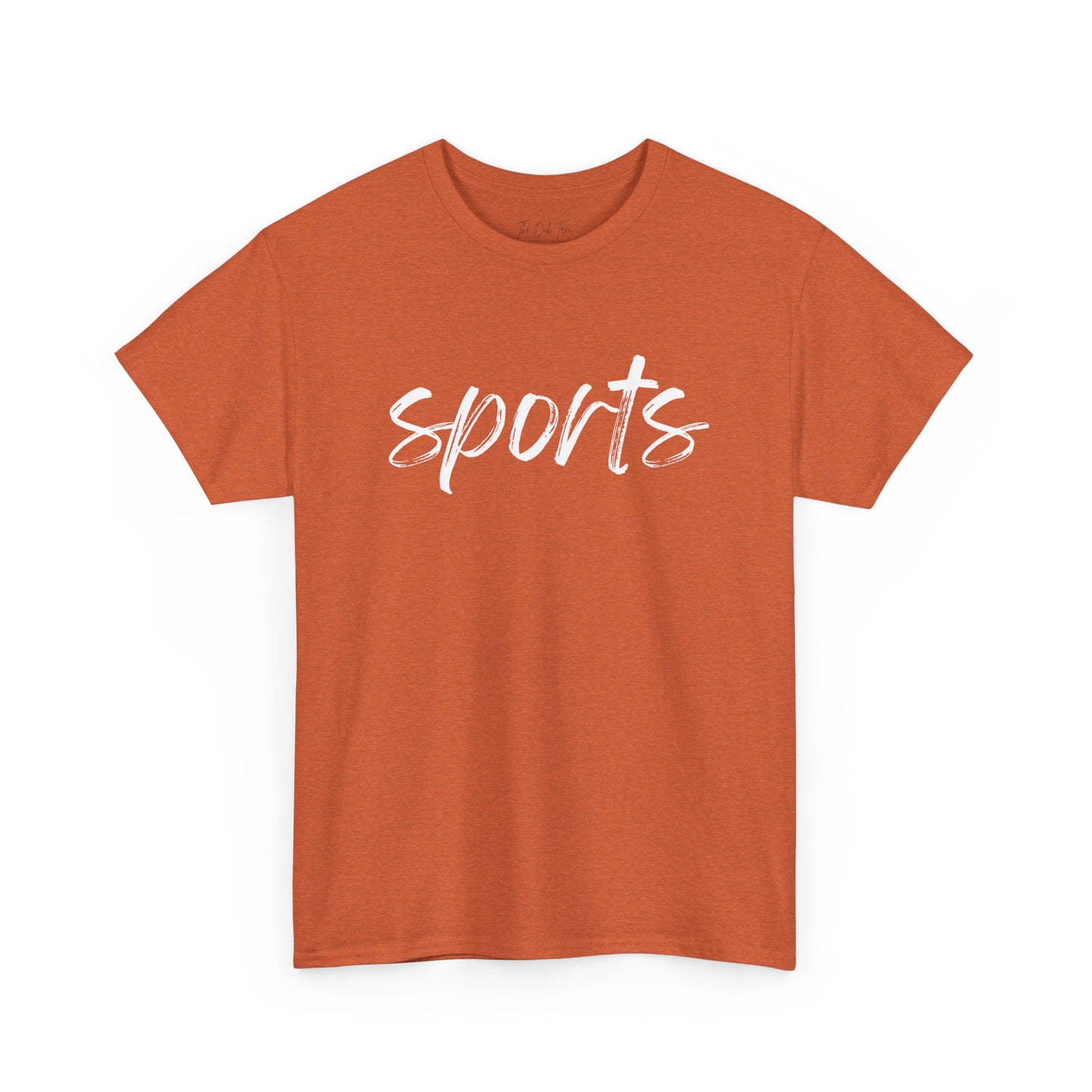 Sports- White Text Tee