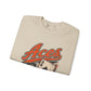 Amanda-Clearcreek Aces Vintage Card Crewneck Sweatshirt