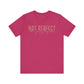 Not Perfect, Just Forgiven Unisex Jersey Short Sleeve Tee