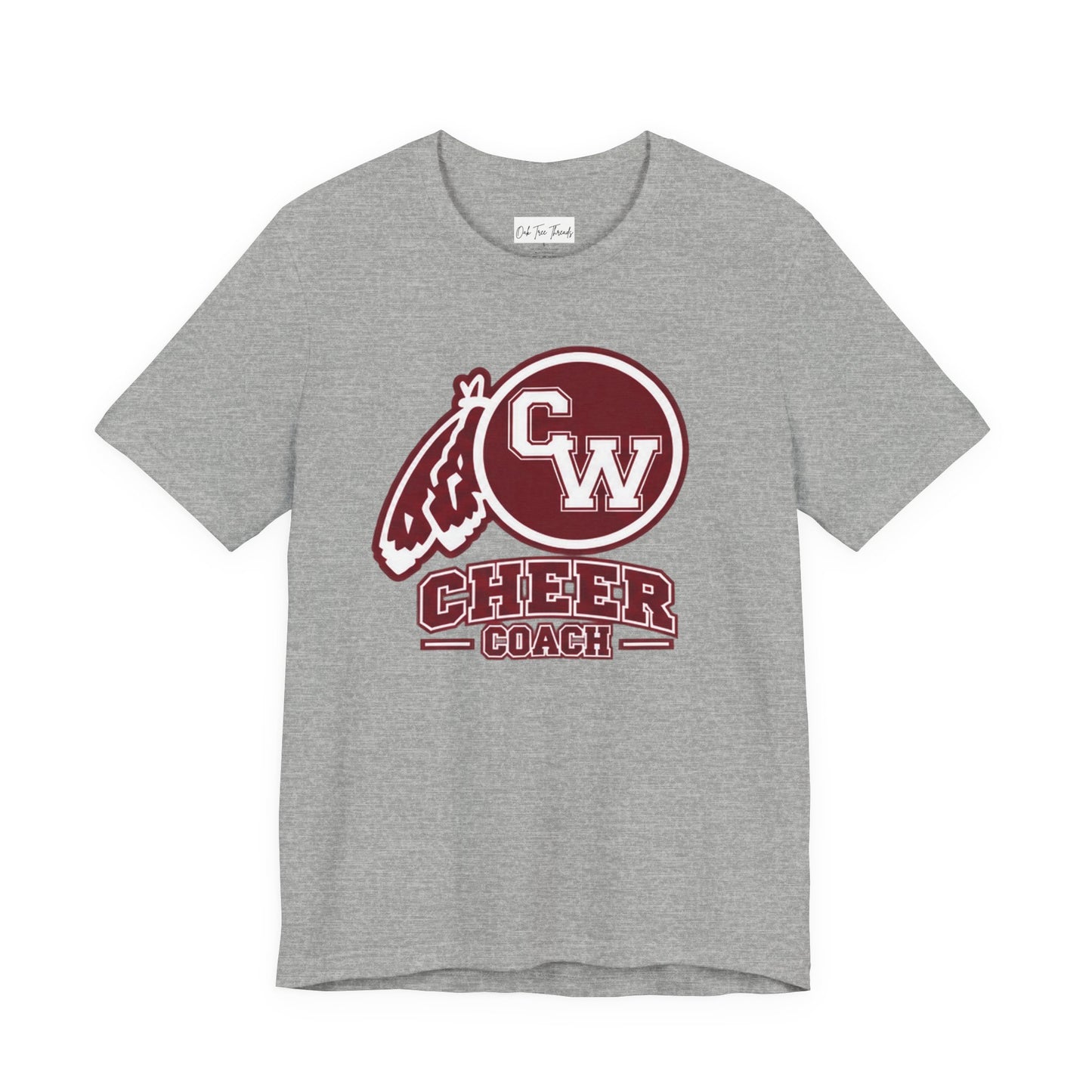 Cheer Coach T-Shirt – CW Mascot Vintage Pom Design