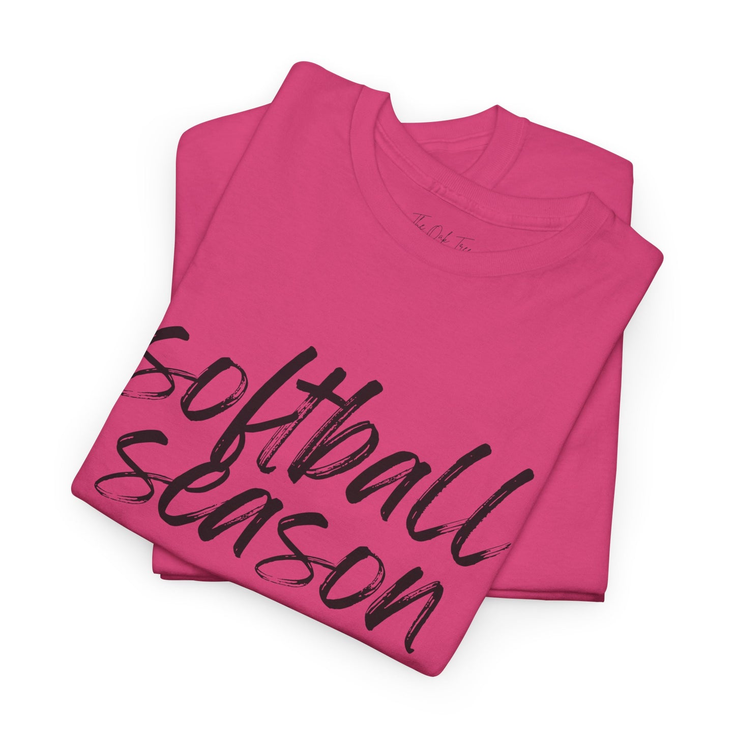 Softball Season- Black Text Tee