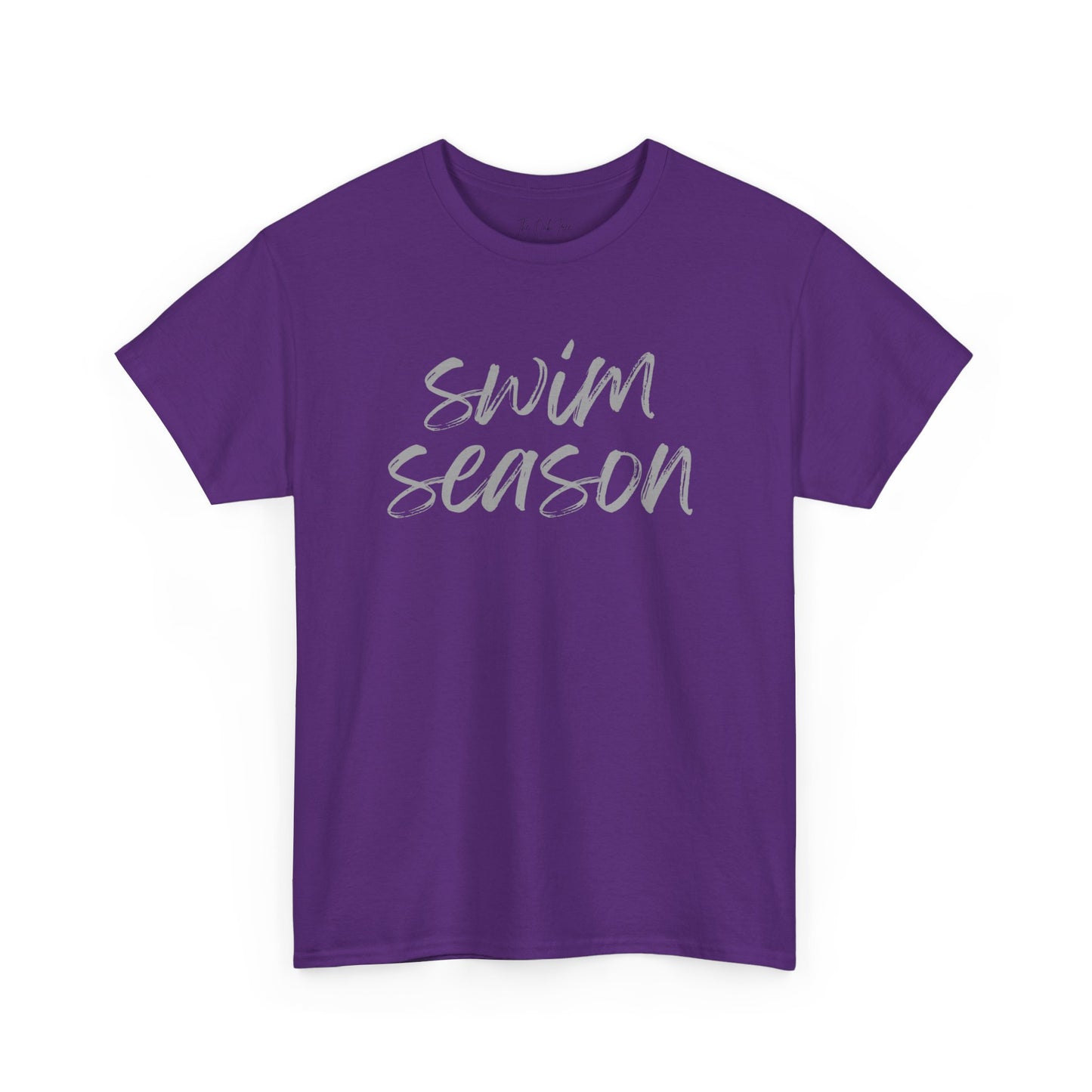 Swim Season- Grey Text Tee