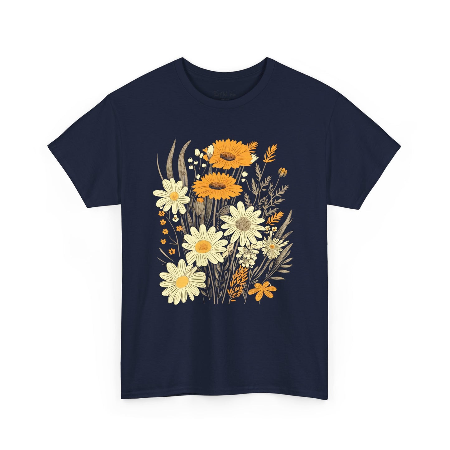 Floral Collage Unisex Heavy Cotton Tee