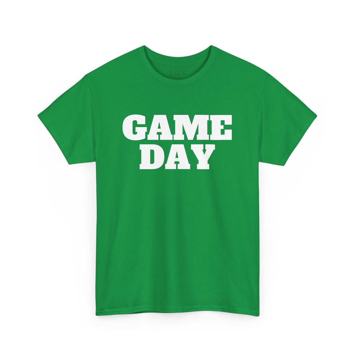 Game Day- White Text Tee