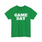 Game Day- White Text Tee