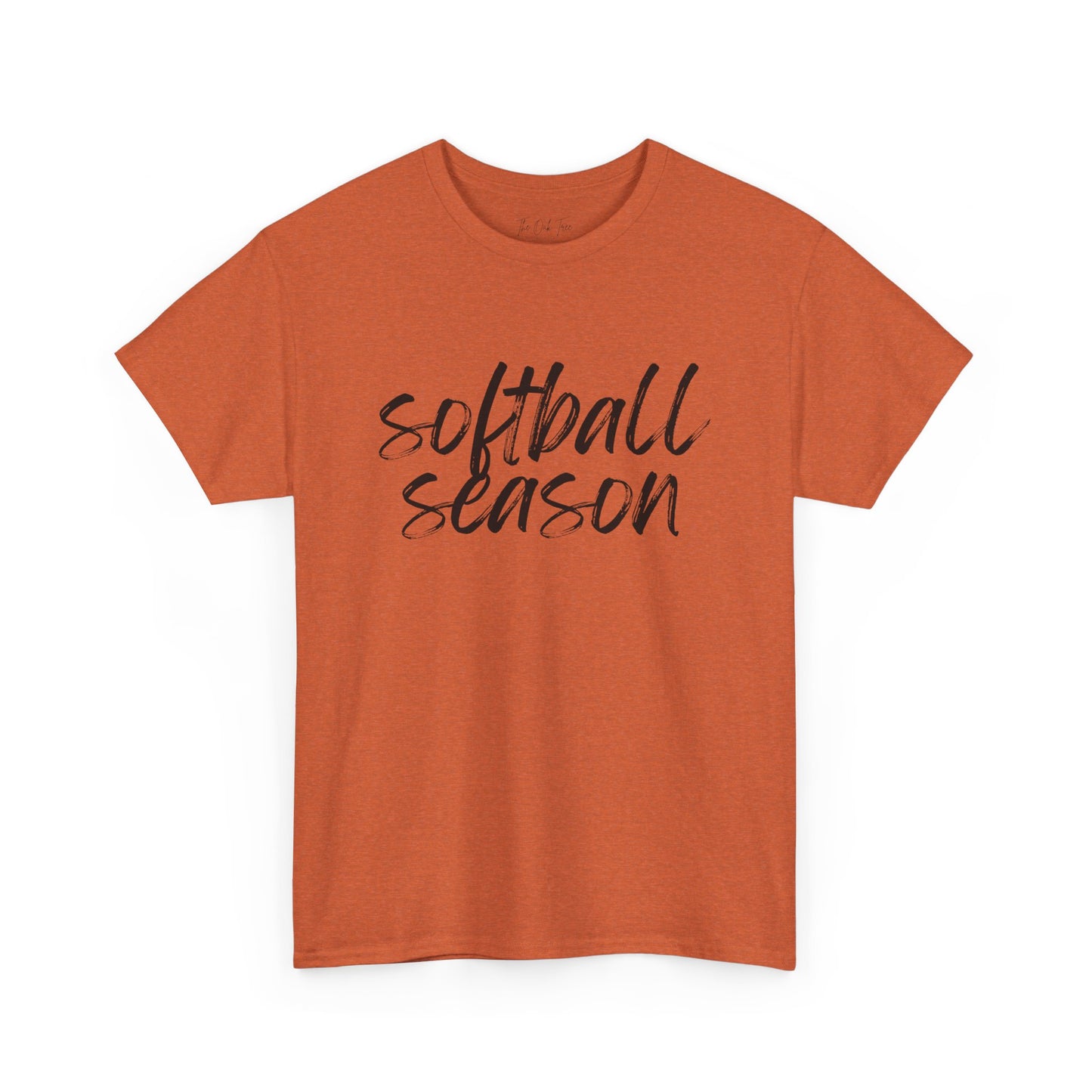 Softball Season- Black Text Tee