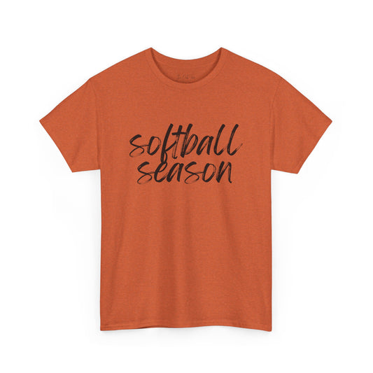 Softball Season- Black Text Tee