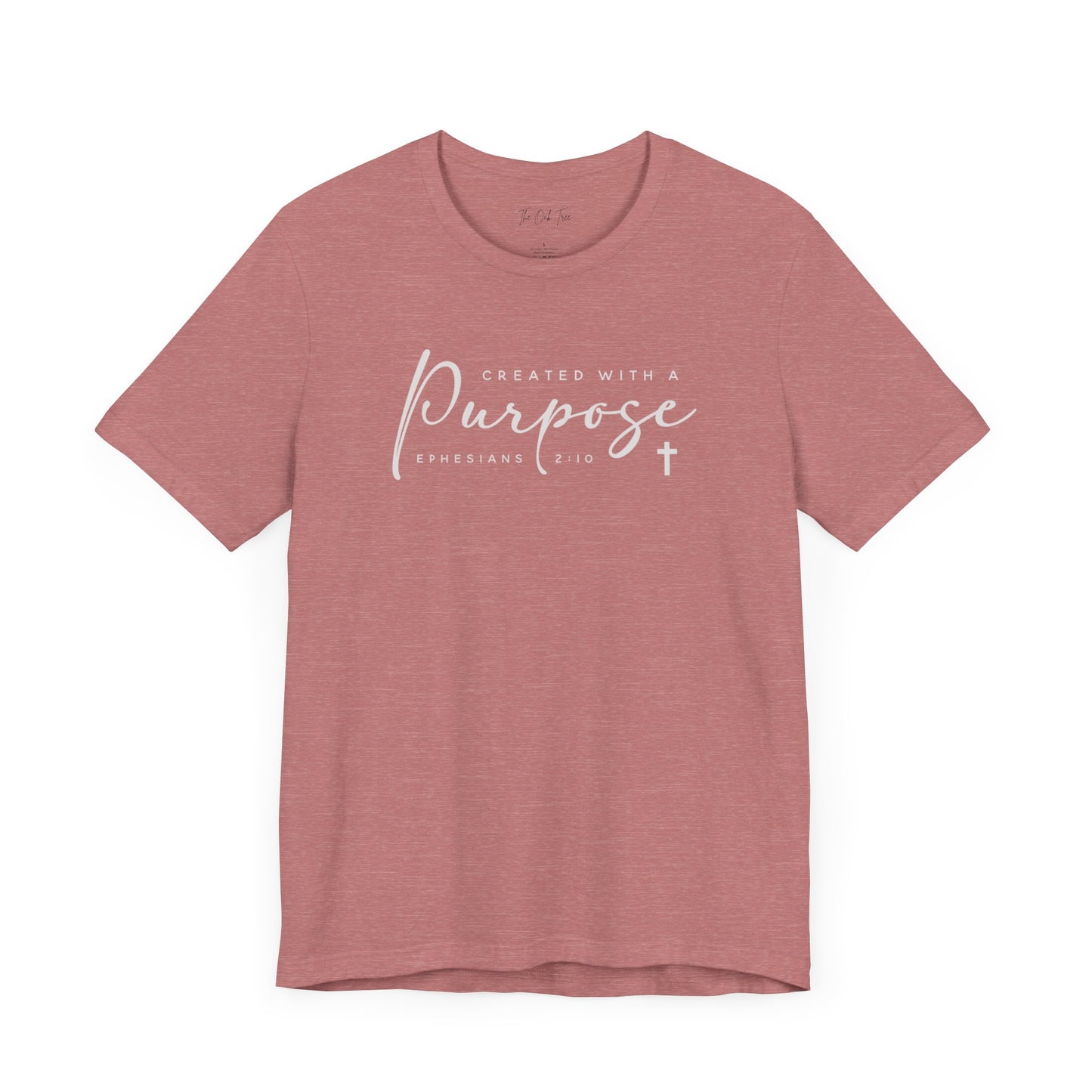 Created With a Purpose Unisex Jersey Short Sleeve Tee