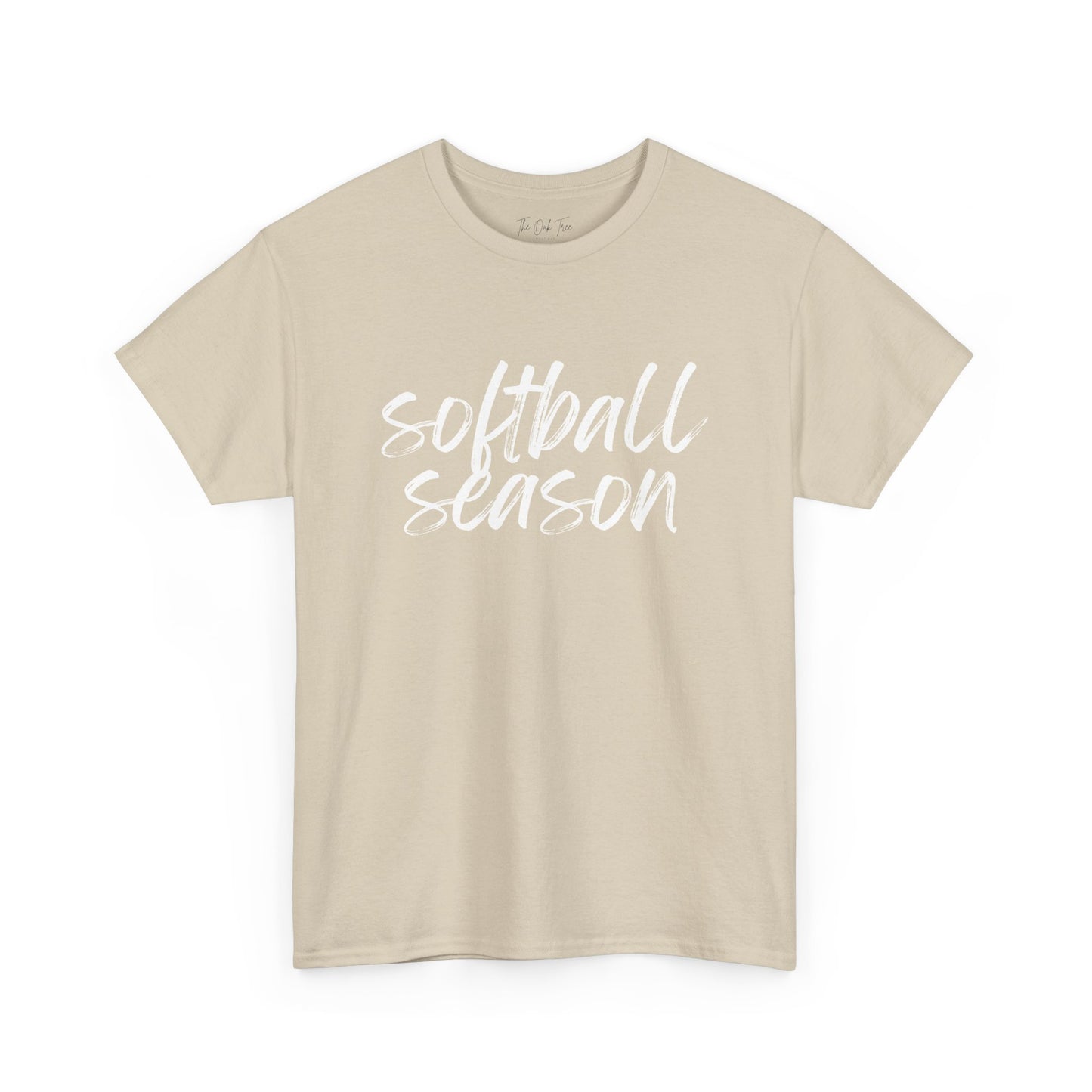 Softball Season- White Text Tee