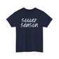 Soccer Season- White Text Tee