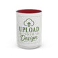 Custom Accent Coffee Mug – Custom Upload Design Ceramic Mug (11oz & 15oz)