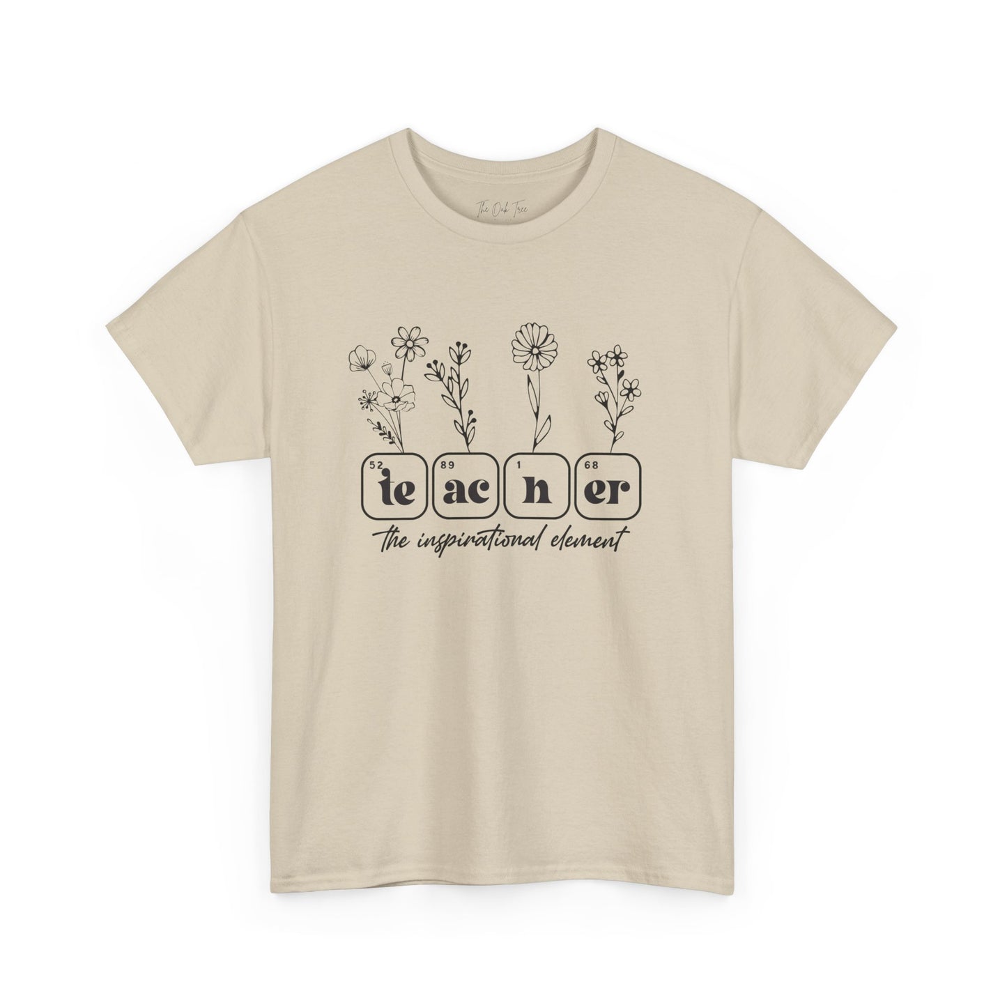 Teacher The Inspirational Element Unisex Heavy Cotton Tee