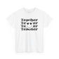 Teacher Teacher Tee Unisex Heavy Cotton Tee
