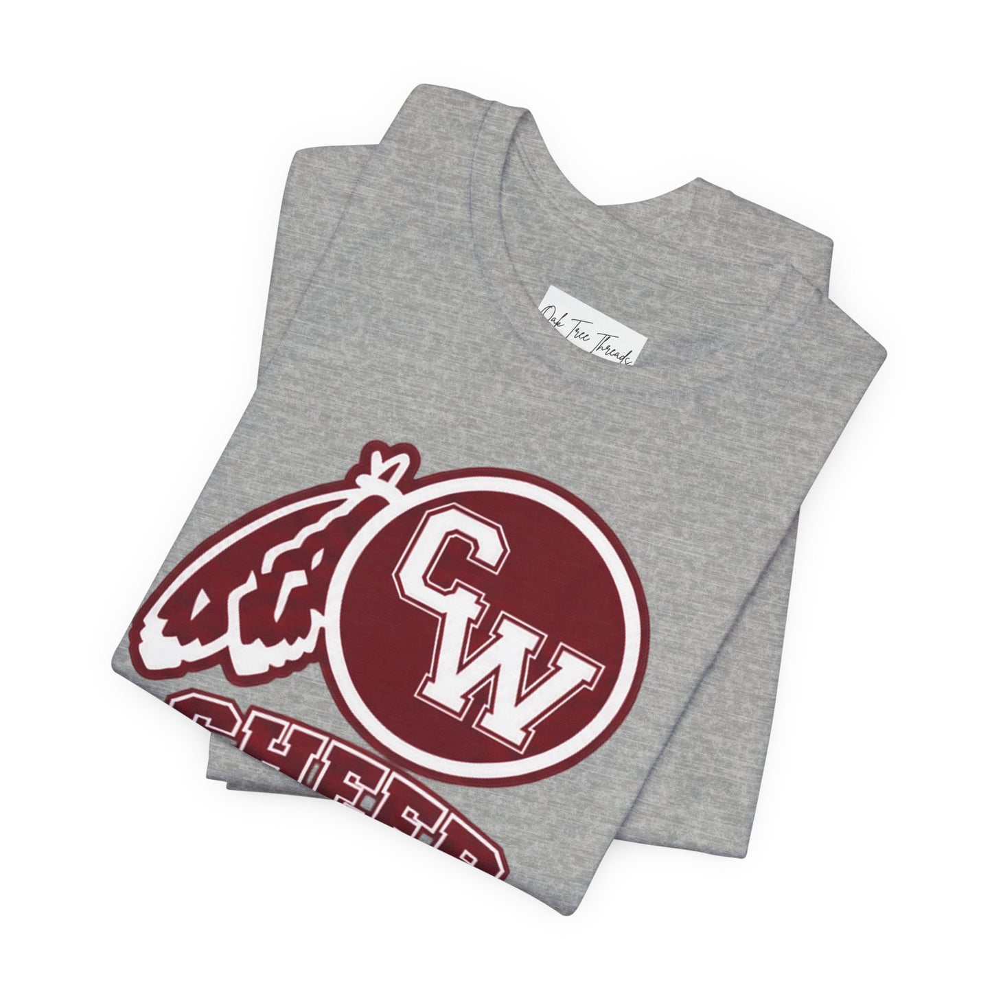 Cheer Coach T-Shirt – CW Mascot Vintage Pom Design
