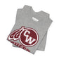 Cheer Coach T-Shirt – CW Mascot Vintage Pom Design